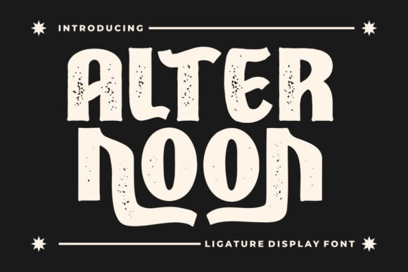 Alternoon Display Font for Branding and Creative Projects
