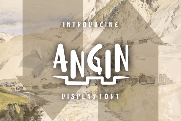 Angin: A Fun and Unique Display Font for Branding