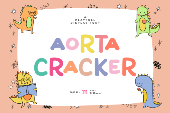 Aorta Cracker: A Playful Display Font for Editorial Design
