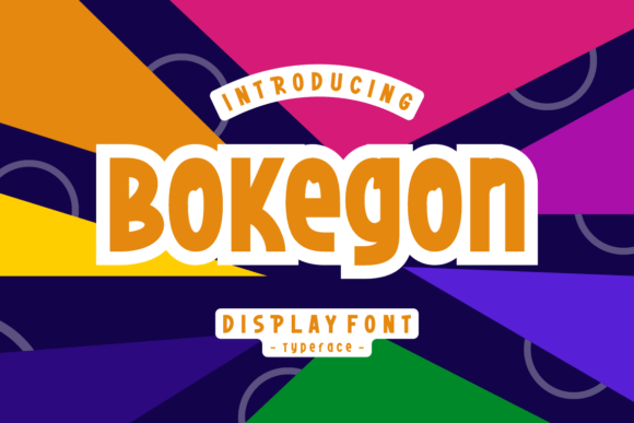Bokegon: A Bold Display Font for Business Branding