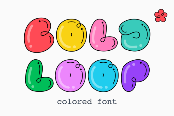 Bold Loop: A Playful Display Font for Editorial Design