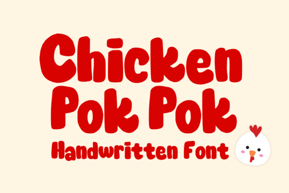 Chicken Pok Pok: The Playful Display Font for Modern Publishing