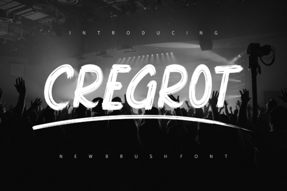 Cregrot: A Bold Display Font for Modern Editorial Design