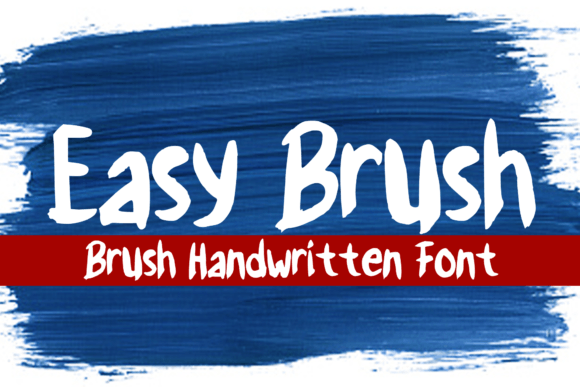 Easy Brush Font: A Casual Display Typeface for Brand Design