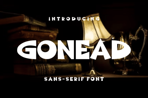 Gonead: A Standout Display Font for Editorial Design