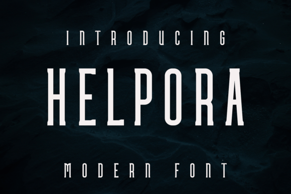 Helpora Display Font: A Playful Typeface for Modern Editorial Design