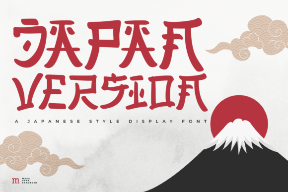 Japan Version Display Font for Handmade Labels and Creative Shops