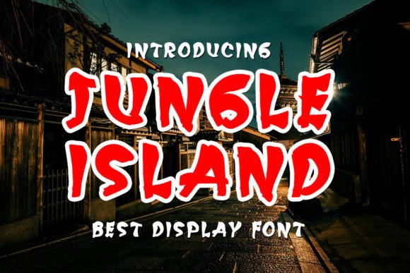 Jungle Island: A Fresh and Elegant Display Font for Editorial Design