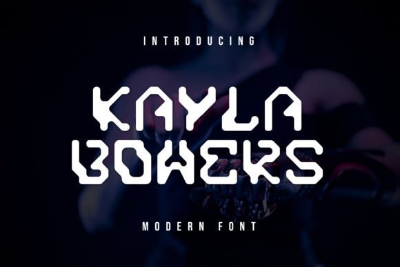 Kayla Bowers: A Modern Display Typeface for Editorial Design