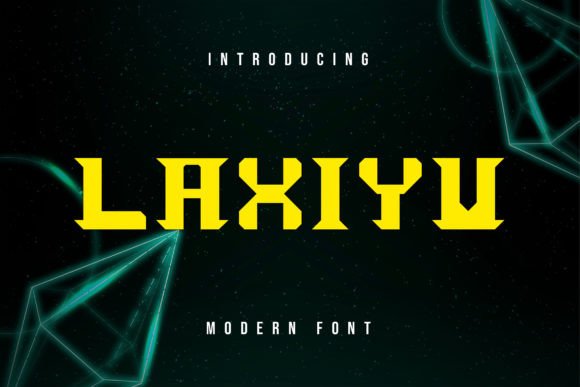 Laxiyu: A Cool Display Font for Expressive Layouts