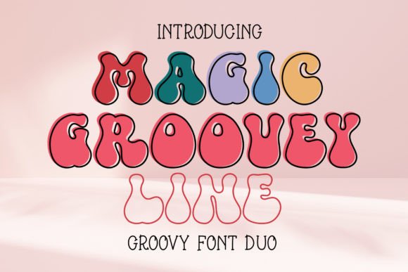 Magic Groovey Retro Display Font for Standout Campaigns