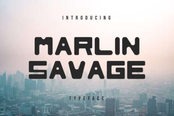Marlin Savage: A Sharp Display Font for Bold Branding