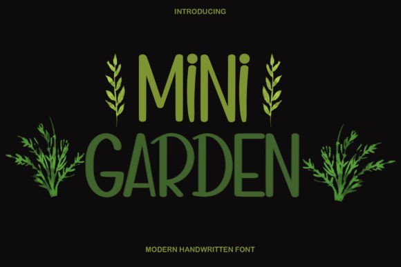 Mini Garden: A Delicate Handwritten Font for Digital Creators
