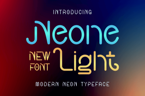 Neone Light: A Bold Display Font for Business Branding