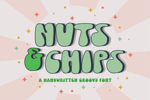 Nuts and Chips Display Font for Memorable Branding