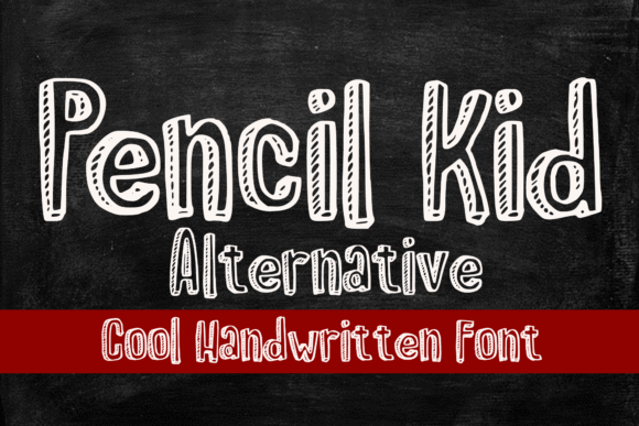Pencil Kid Alternative: A Playful Handwritten Font