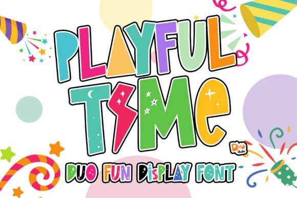 Playful Time: A Fun Quirky Display Font for Websites