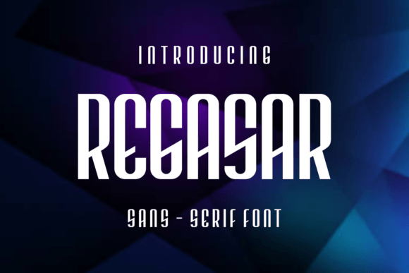 Regasar: A Fun Sans Serif Display Font for Web Design