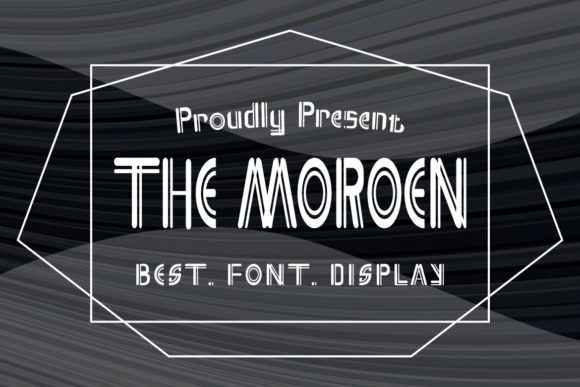 The Moroen: A Bold Display Font for Authentic Branding