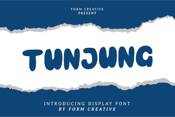 Tunjung: A Bold Display Font for Digital Brand Impact