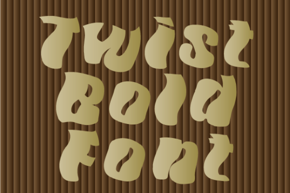 Twist Bold: The Fun Wavy Display Font Makers Love