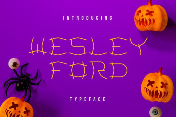 Wesley Ford: A Cool Display Font for Crafters & Makers